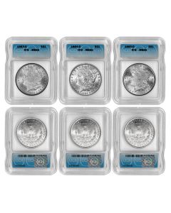 1883-85 "O" Morgan Silver Dollar MS65