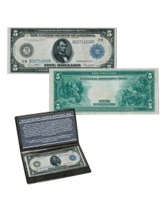 1914 $5 Federal Reserve Large Banknote (1st Fed. reserve notes)