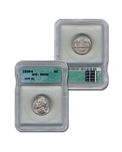 1938-S Jefferson Nickel MS65
