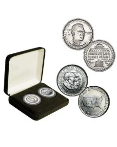 Booker T Washington & George W Carver Silver Commemorative Half Dollar Collection (1946-54)