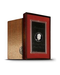 40% Silver PROOF "Brown" Eisenhower Ike Dollar-1971-S