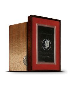 40% Silver PROOF "Brown" Eisenhower Ike Dollar-1973-S