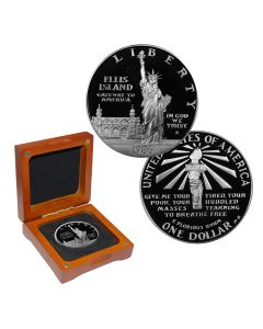 1986 Statue of Liberty Proof Silver Dollar