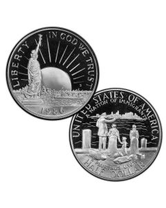 Statue of Liberty Proof Half Dollar