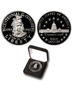 1989-S Congress Bicentennial Half Dollar Proof Commemorative Coin