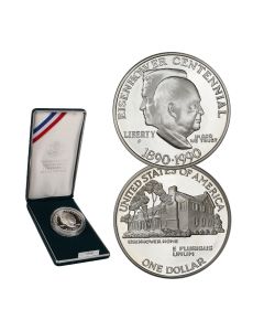 1990 Eisenhower Centennial Commemorative Proof Silver Dollar