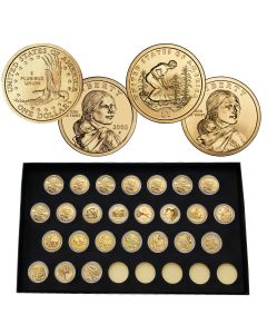 2000-2025 Native American/Sacagawea Dollars Complete Year Set