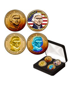 Presidential Dollar Enhanced Type Set-Thomas Jefferson