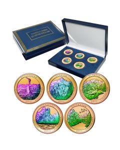 National Park Quarter Sets - Gold Hologram-2011