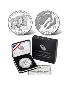 2013 Girl Scouts Silver Dollar Uncirculated