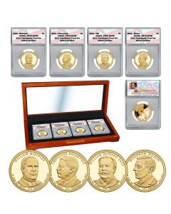 The Presidential Dollar Proof Set ANACS PR70-2013