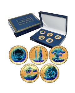 National Park Quarter Sets - Gold Hologram-2013
