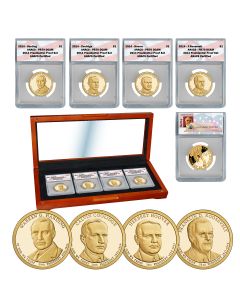 The Presidential Dollar Proof Set ANACS PR70-2014