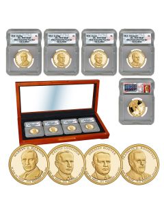 The Presidential Dollar Proof Set ICG PR70-2014