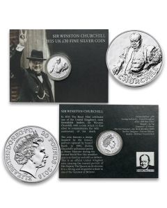 2015 Sir Winston Churchill £20 Fine Silver Coin