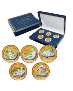 National Park Quarter Sets - Gold Hologram-2016