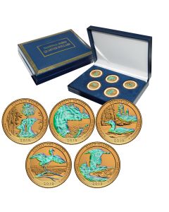 National Park Quarter Sets - Gold Hologram-2018