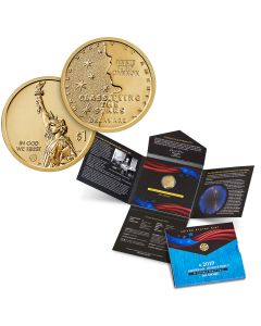 2019 $1 American Innovation Reverse Proof Coin - Delaware