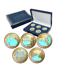 2019 National Park Quarter Sets - Gold Hologram