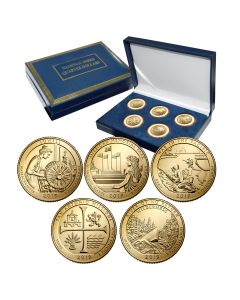 2019 National Park Quarter Sets - Gold Plated