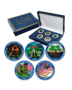 2020 National Park Quarter Sets - Colorized