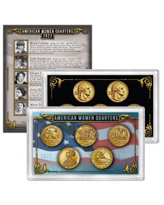 2023 American Women Quarters Gold Layered Set
