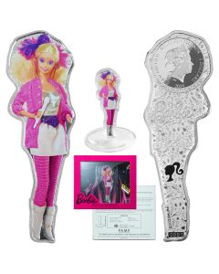 2024 Barbie & The Rockers 1 oz Silver $2 Solomon Island Coin