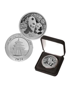 2024 10 Yuan Silver Chinese Panda .999 30g Brilliant Uncirculated in box