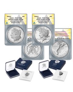 2025 S Morgan & Peace Dollar Proof Coins PR70 Advanced Release