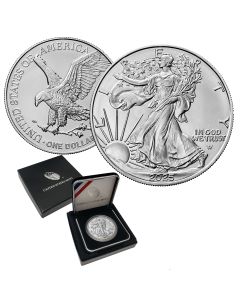 2025 American Silver Eagle BU In U.S. Mint Box