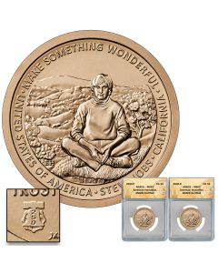 2026 P&D MS67 Steve Jobs Commemorative $1 coin - American Innovation California