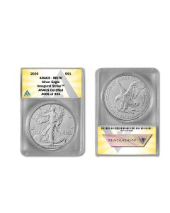 2026 American Silver Eagle MS70 - Inaugural Strike 