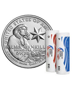 Wilma Mankiller American Women Quarters 2022 Two-Roll Set
