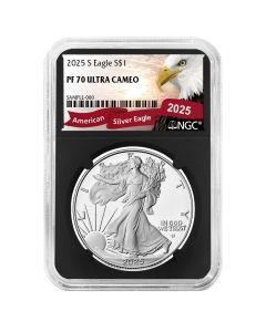 2025-S Proof American Silver Eagle PR70 