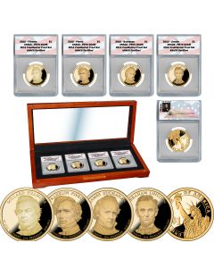 The Presidential Dollar Proof Set ANACS PR70-2010