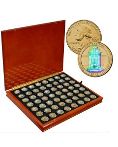 National Park Quarter Gold Hologram Complete set (2010-2021) - America the Beautiful