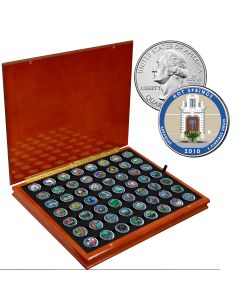 National Park Quarter Colorized Complete set (2010-2021) - America the Beautiful