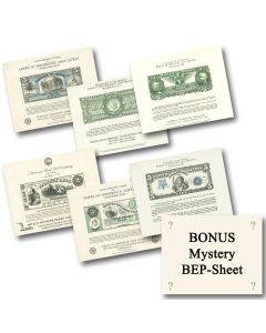 Commemorative Engraved Print Collection -  7 BEP Souvenir Cards