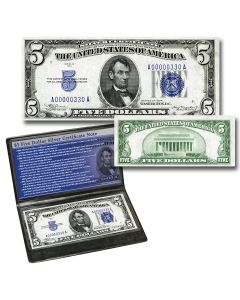 $5 Five Dollar Silver Certificate Note (random year)