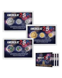 1776-2026  Semiquincentennial Enhanced Coin Collection -  250th Anniversary