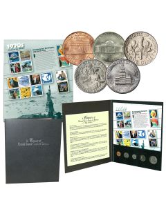 Celebrate the Century Coin & Stamp Collection-The 1970's