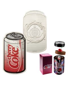 Coca-Cola® 1 oz Silver Cherry Coke Coin w/ Box & COA