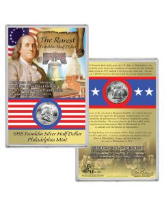 1955 Franklin Half Dollar 90% Silver