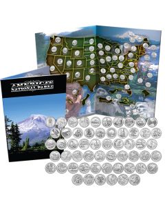  National Park Quarters with Folder Complete Set (2010-2021)-Unassembled