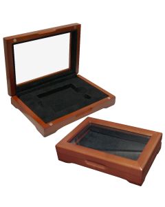 Single Slab Coin Box with Display Window  (slight aesthetic defect)