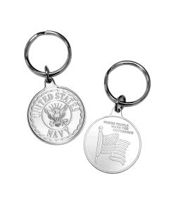 Military Service Keychain-Navy