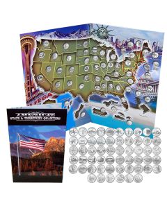1999 - 2009 Complete Uncirculated State Quarter-Assembled