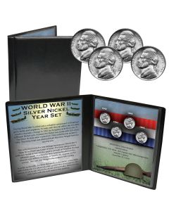 World War II Silver Nickel Set